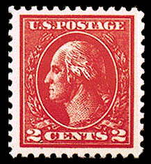 2¢ Washington Type VII - carmine