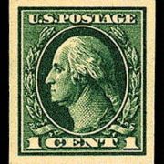 1¢ Washington - gray green