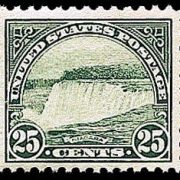 25¢ Niagra Falls - green