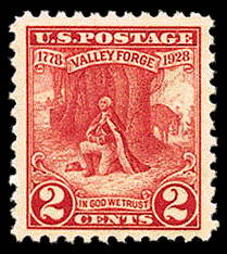 2¢ Valley Forge