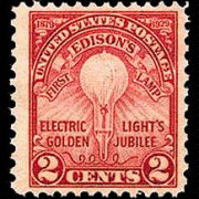 2¢ Edison's 1st Lamp