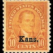 10¢ Monroe - orange yellow