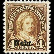 4¢ Martha Washington - yellow brown