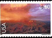 United States Airmail Stamps - 1999 - 2012 Scenic American Landscapes - 60¢ Grand Canyon (2000)
