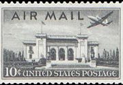 United States Airmail Stamps - 1947 - 10¢ Pan American Bldg