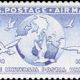 United States Airmail Stamps - 1949 U.P.U. Issue - 15¢ Globe & Dove - ultramarine