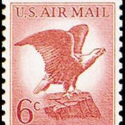 United States Airmail Stamps - 1963 -1964 - 6¢ Bald Eagle