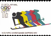 United States Airmail Stamps - 1972 - 11¢ Olympic Games