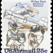 United States Airmail Stamps - 1979 - 25¢ Plane & Post