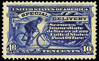 United States Special Delivery Stamps - 1902 - 10¢ ultramarine