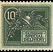 United States Special Delivery Stamps - 1908 - 10¢ green