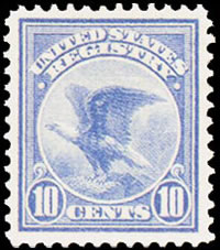United States Registration Stamp - 1911 - 10¢ ultramarine