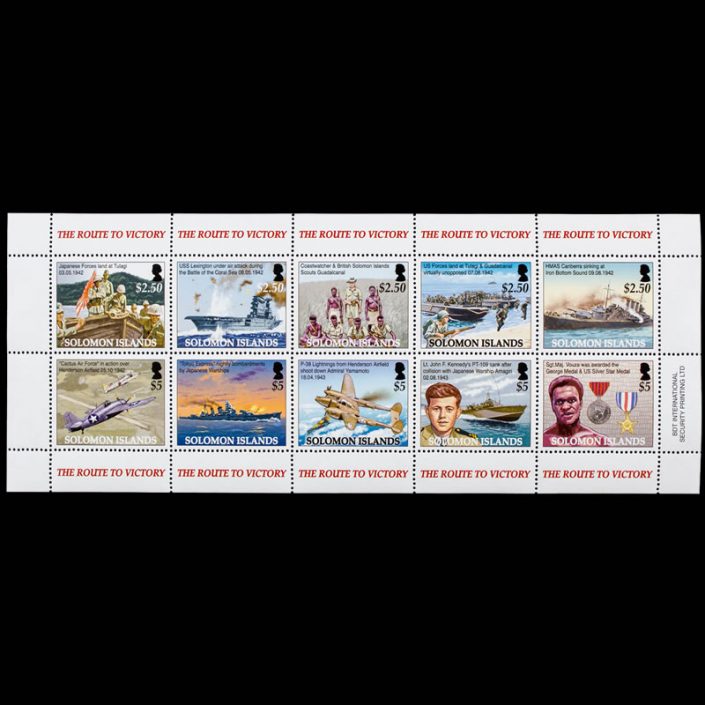 WWII Souvenir Stamp Sheet | Worldwide Stamp Collecting