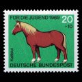 1969 German Semi-Postal Stamp #B443 - Work Horse