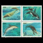 US Stamp Block - Ocean Life