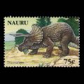 2006 Nauru Stamp #559 - 75 cent Triceratops