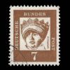 1961 Germany Stamp #825 - St. Elizabeth of Thuringia 7 Pfennig Stamp