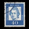 1961 Germany Stamp #832 - Gotthold Ephraim Lessing 40 Pfennig Stamp
