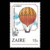 1984 Zaire Stamp #1161 - 15k 1783 Charles & Robert Brothers Balloon Stamp
