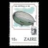 1984 Zaire Stamp #1165 - 15z 1936 Zeppelin LZ-129 Hindenburg Stamp