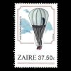 1984 Zaire Stamp #1166 - 37.5z 1978 Double Eagle II Balloon Stamp