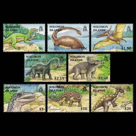 2006 Solomon Islands Dinosaur Stamp Set
