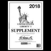 2018 US Liberty I Stamp Album Supplement