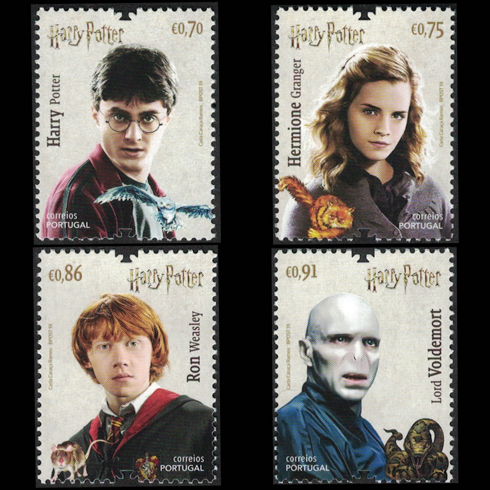 Portugal Post issued four stamps on Harry Potter! – World Stamp News