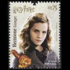 2019 Portugal 75 Cent Hermione Granger Stamp with pet cat Crookshanks