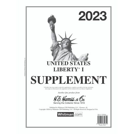 2023 Liberty I Stamp Album Supplement pages